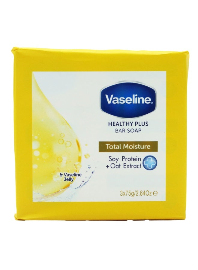 Vaseline Soap Total Moisture 3x75g - Image 1